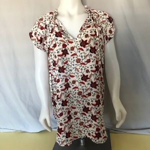 LOFT FLORAL BLOUSE